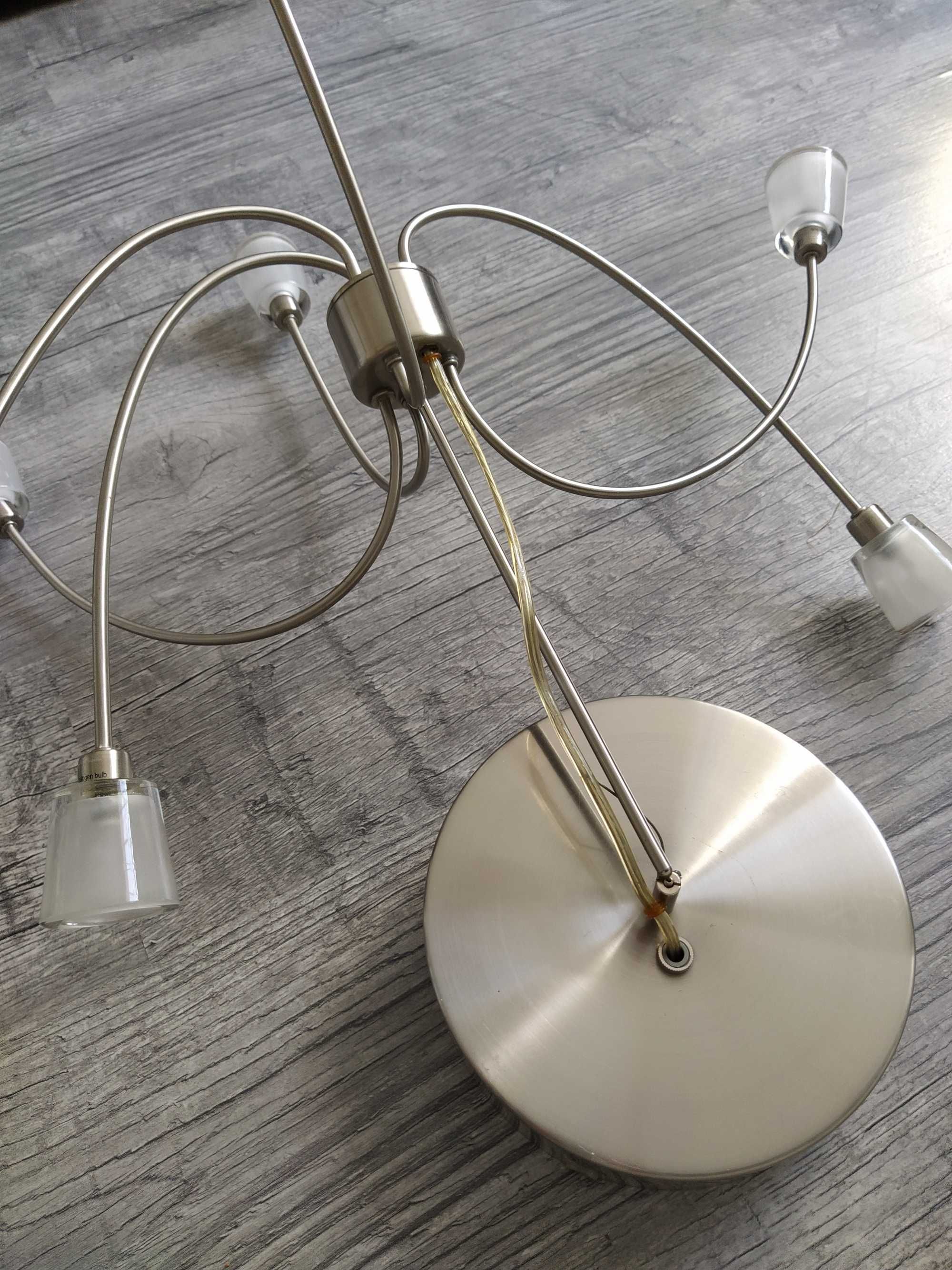 IKEA KRYSSBO lampa wisząca żyrandol świetlówki halogenowe G4