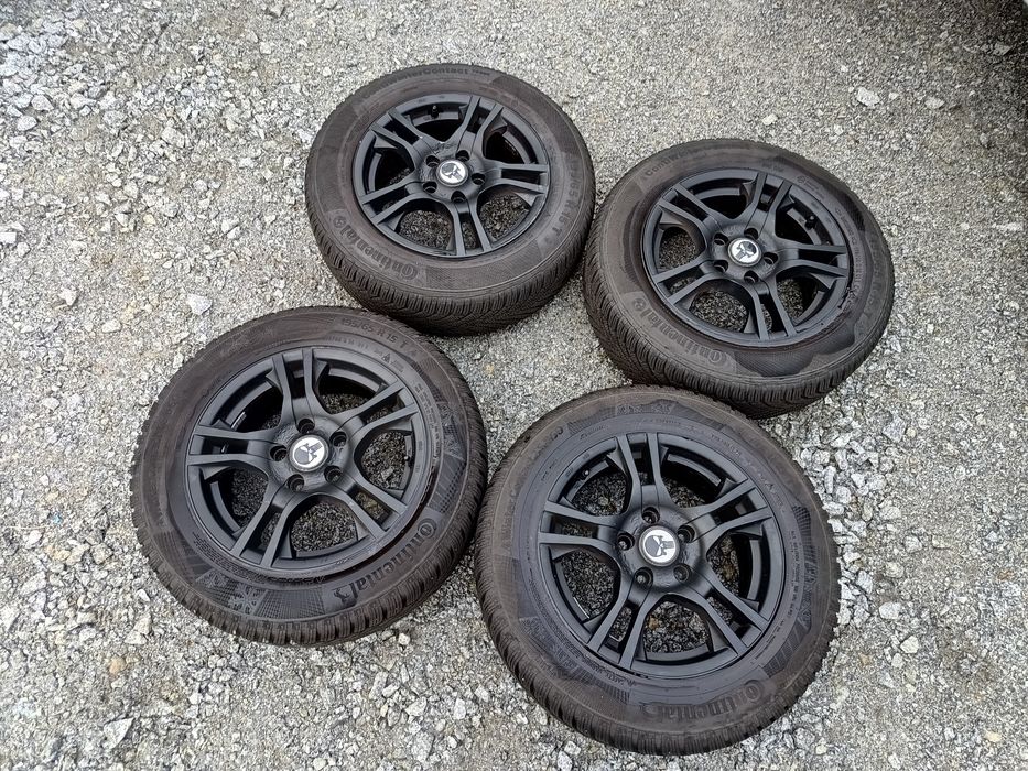 Alufelgi 5x110 Opel Astra 15cali +opony zimowe Continental 195/65/15