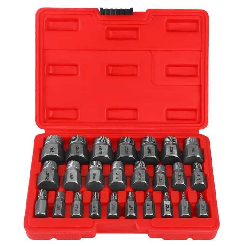 KRAFT&DELE Wykrętaki Do Zerwanych Śrub 25 Elementów Walizka KD10077