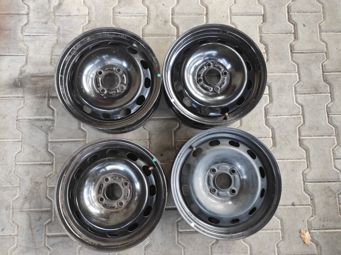 Felgi stalowe 6x15 cali 4x108 ET37.5 Ford EcoSport Fiesta KA#4423