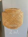 2 szt. Lampy ażurowe boho