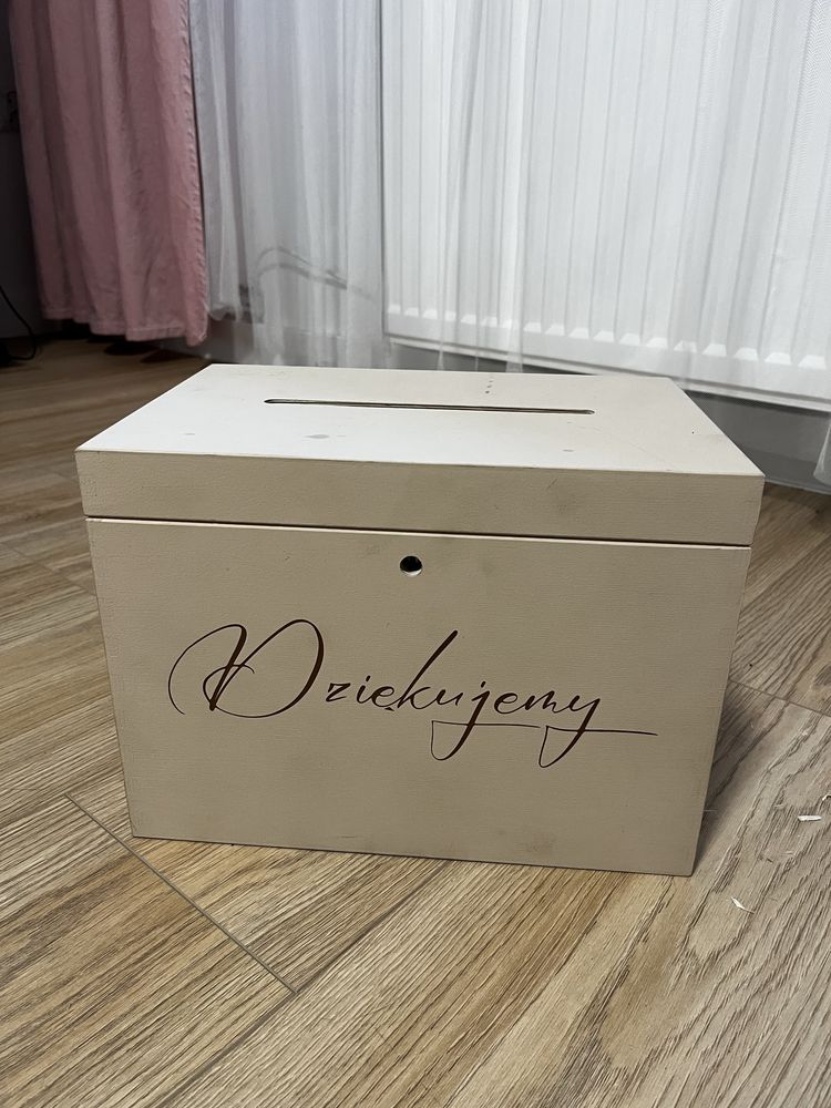 Skrzynka na koperty / pudełko ślub