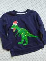 Bluza chłopięca świąteczna T-Rex 104