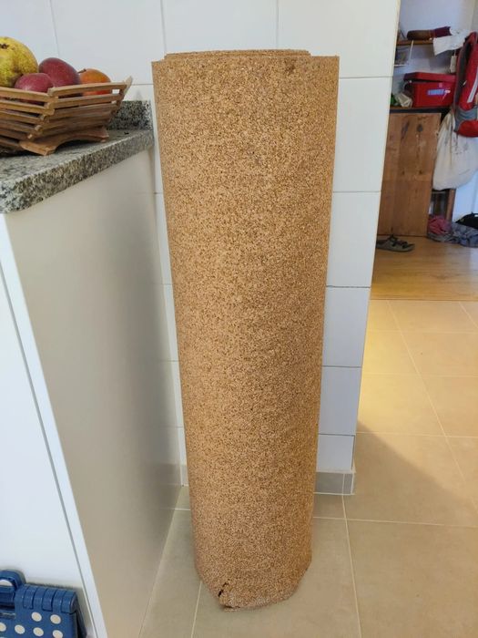 Rolo cortiça aglomerado para  isolamento 3mm