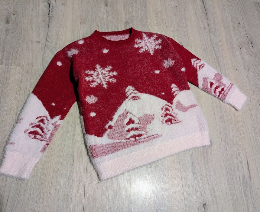Sweter zimowy rozm 158/164 Święta