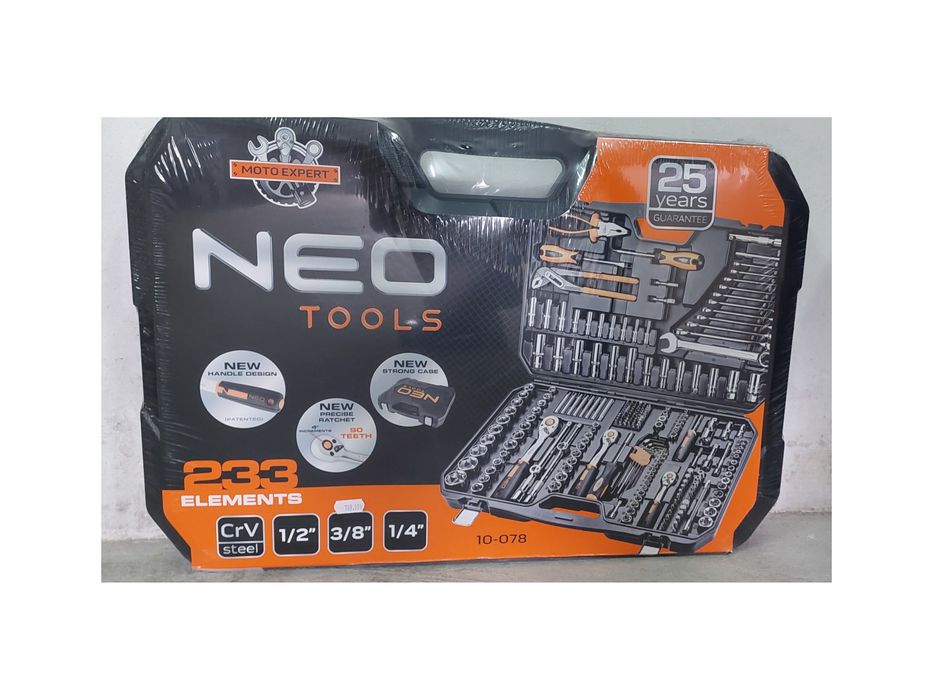 Набір інструментів Neo Tools 10-078, 233 ел., оригінал
