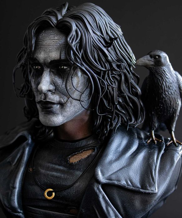 The Crow Kruk Brandon Lee Popiersie Ręcznie Malowane 1/4 Figurka