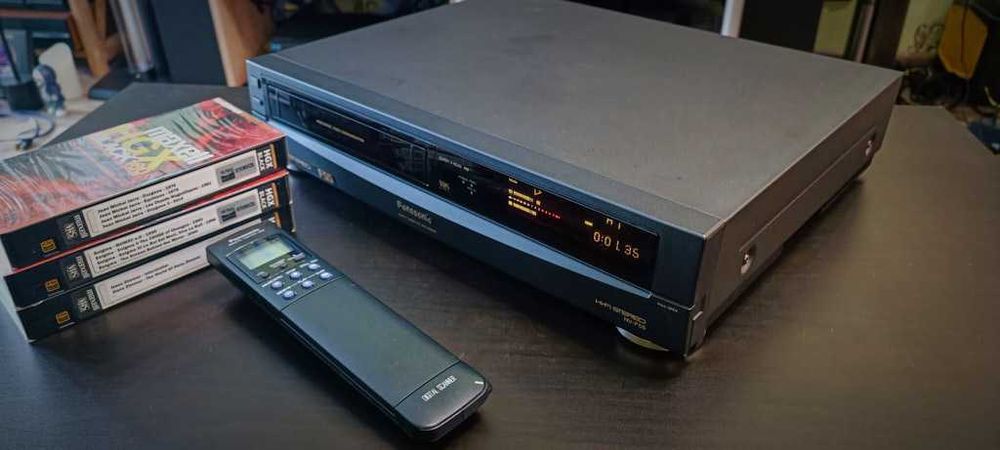 HiFi стерео відеомагнітофон Panasonic NV-F55EE Japan 6 голів! + пульт