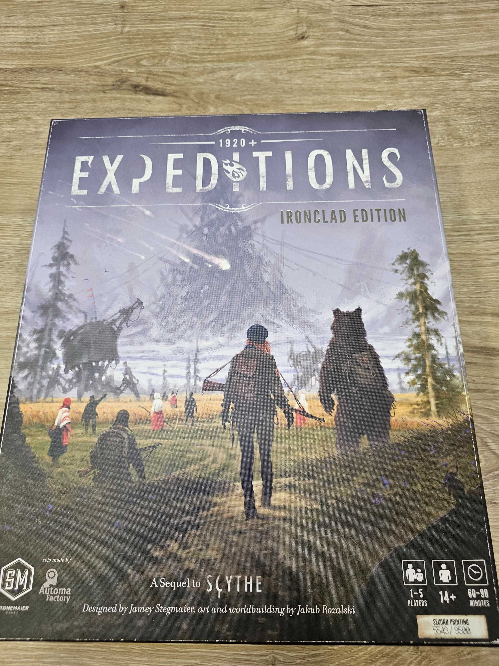 Boardgame Scythe Expeditions ironclad como NOVO