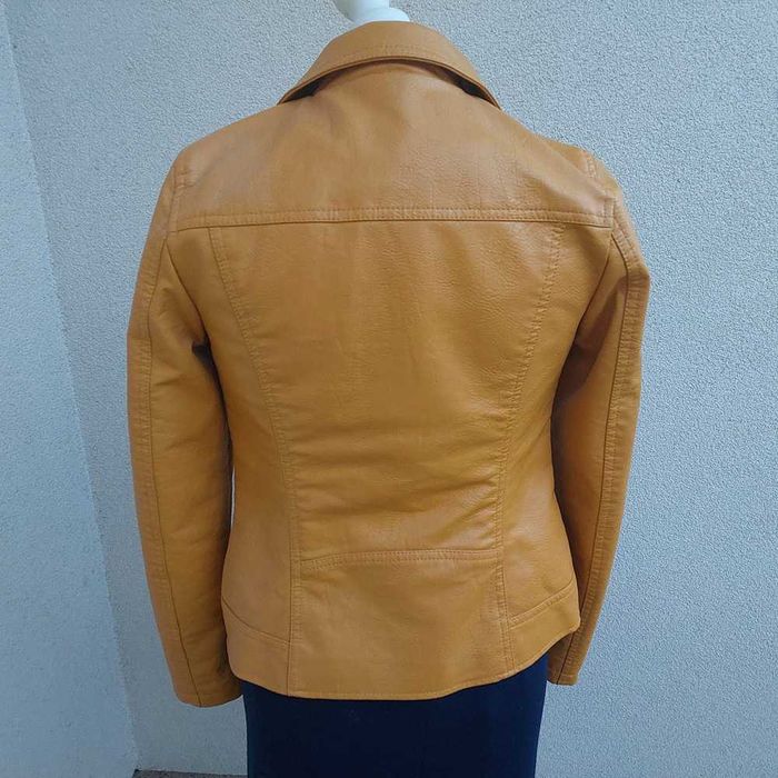 Kurtka ramoneska damska żółta musztardowa F&F rozm. 34 - nowa