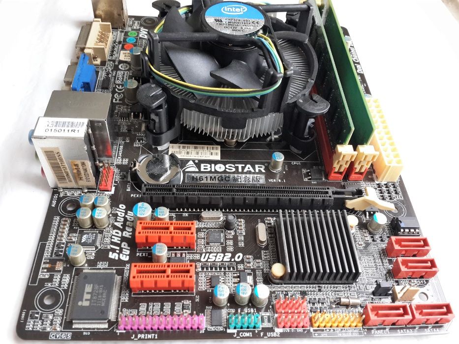 Комплект Материнка LGA 1155 + i3-3220 3.3GHz +DDR3 8Gb