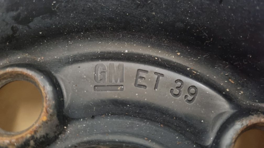 Oryginalne felgi stalowe 14" GM Opel Corsa Adam ET39 i