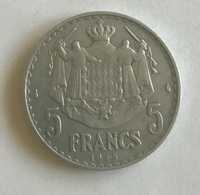Monako 5 franków, 1945