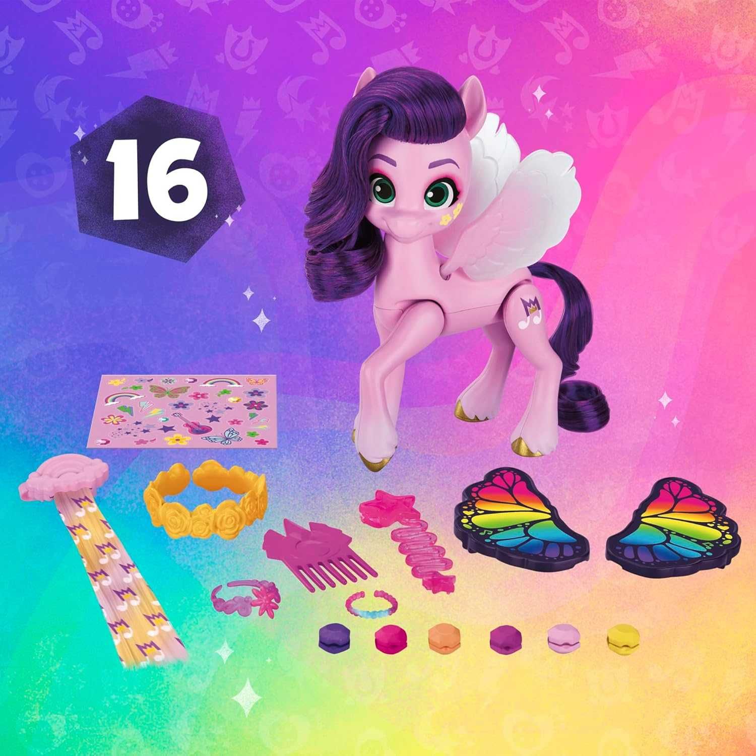 Нова My Little Pony. Літл Поні Принцеса Піпп Петалс + зміна кольору