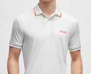 HUGO BOSS męska koszulka polo WHITE PRO