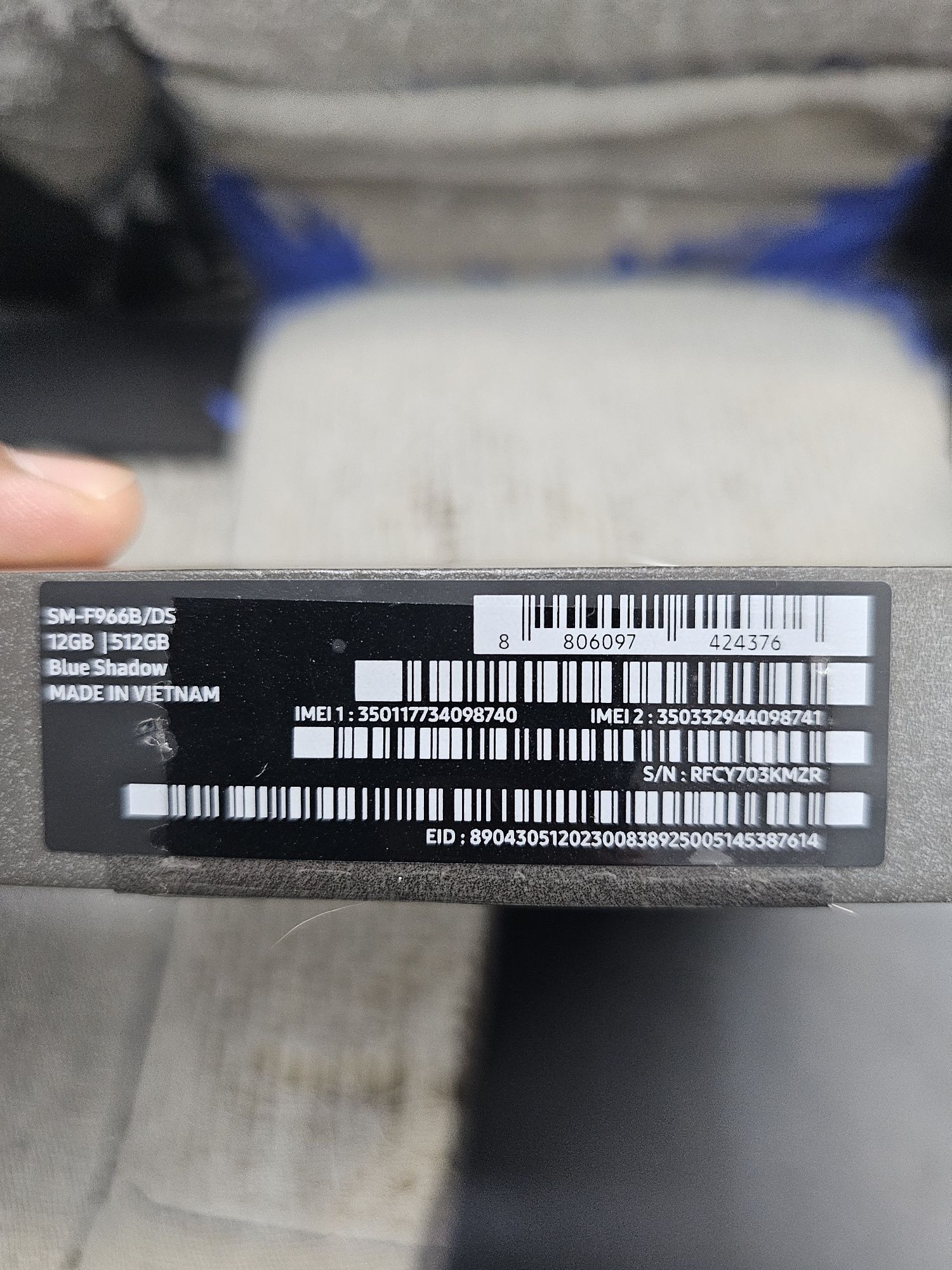 Galaxy zfold 7...512/12gb