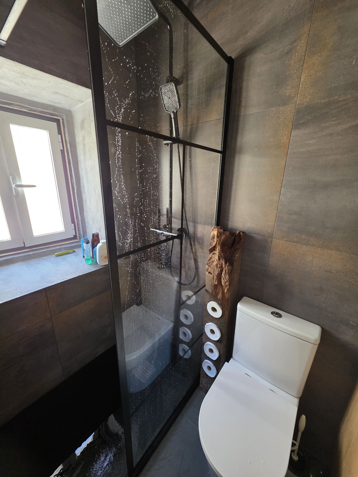 Vidro painel de banho ou duche sensea 80cm.