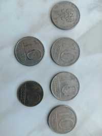 Польские монеты 1976,77,82,84,85,86,87,88,89,90-х годов