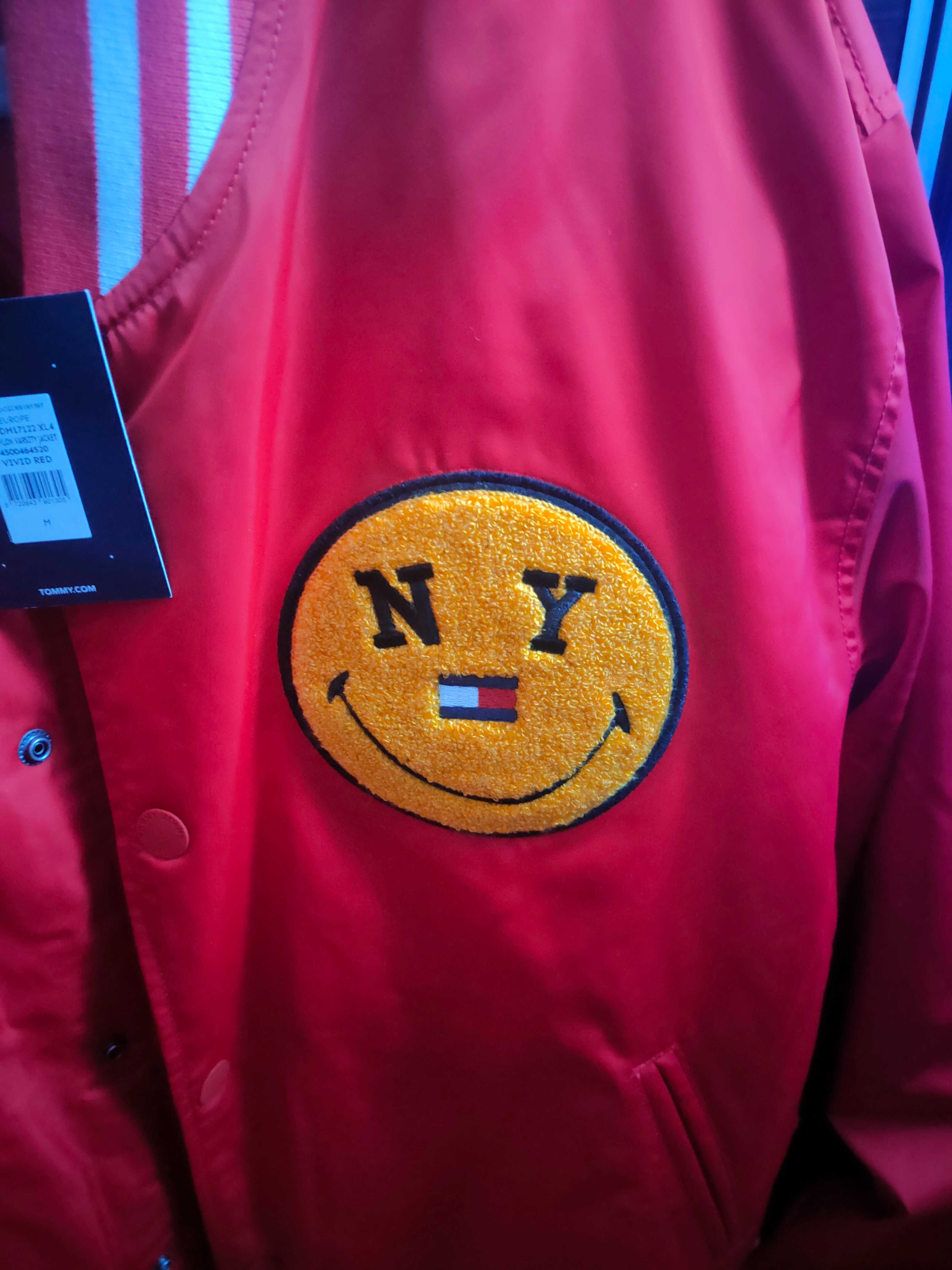 Kurka bomberka Tommy Hilfiger x Smiley roz. M