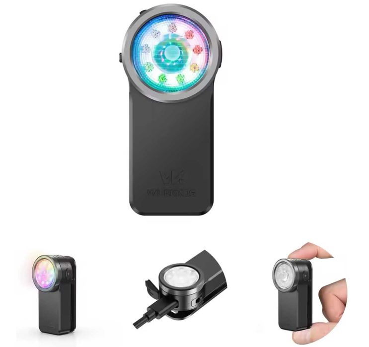 Ліхтар Wurkkos HD03 - 680 Люмен, RGB, USB-C, Магніт, Кліпса