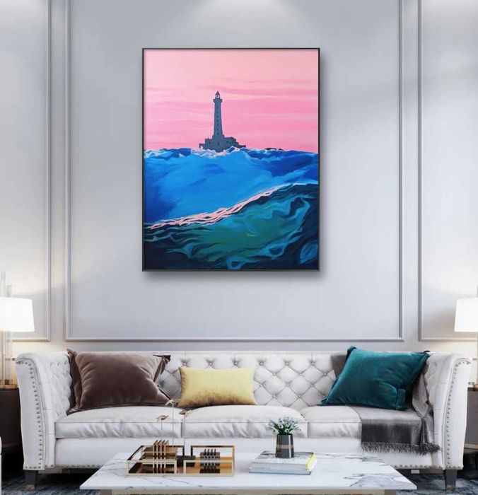 Duży obraz " latarnia morska"