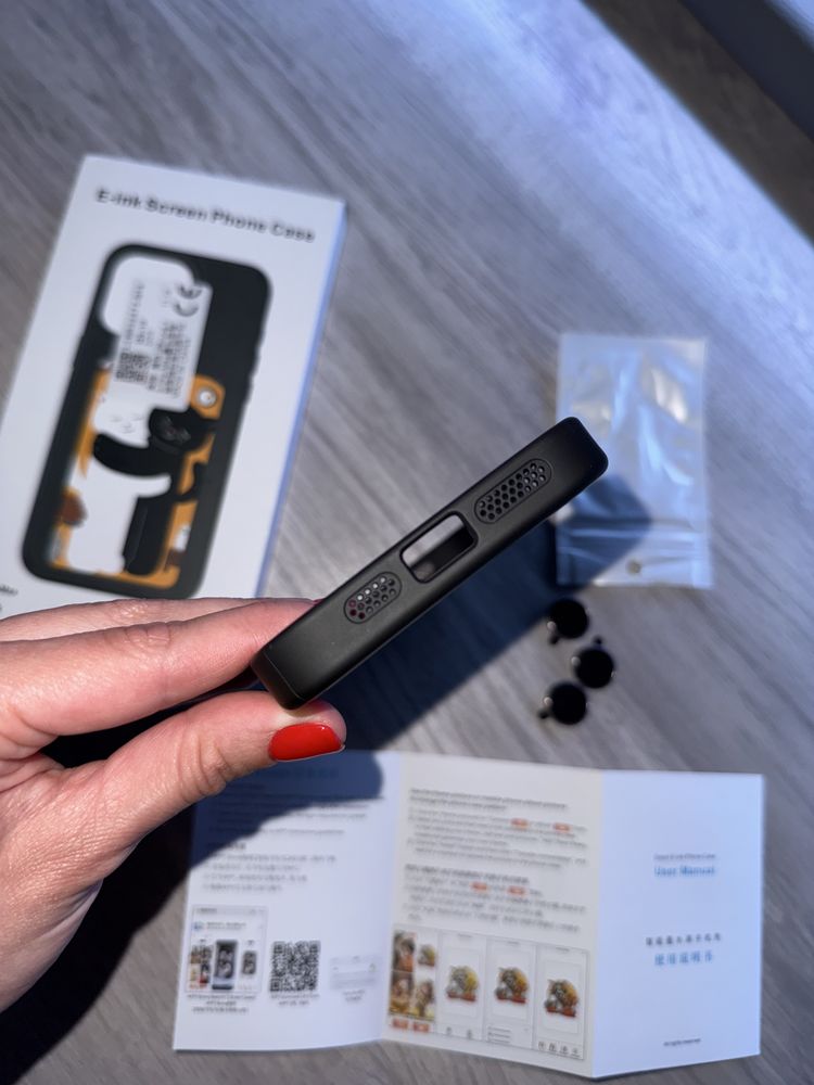 E ink Screen Iphone 16Pro Max чехол,бампер Nfc