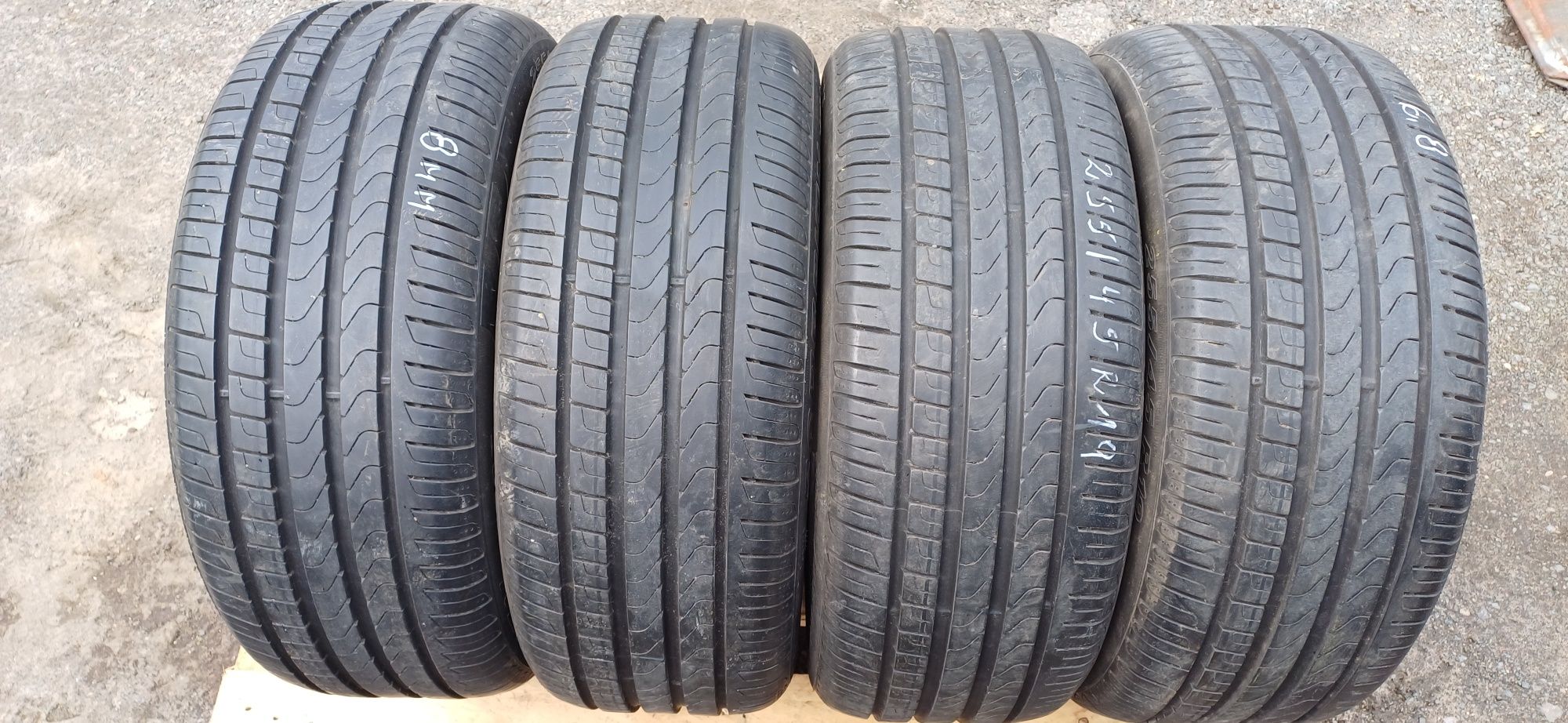 255/45R19 100V PIRELLI , komplet opon letnich.