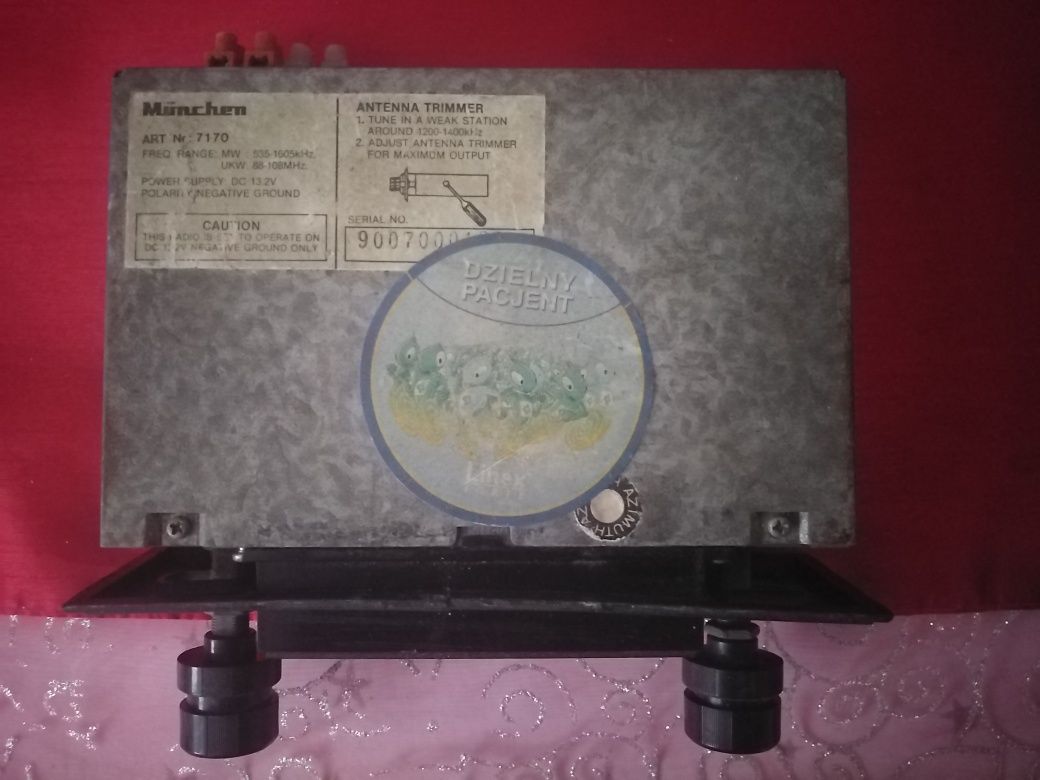 Radio samochodowe Munchen (made in Germany)