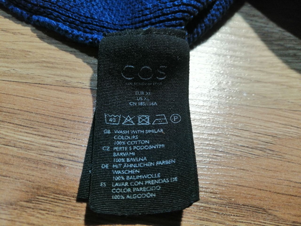 COS sweter bawełniany wiosenny w rozmiarze XL