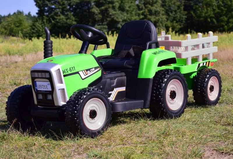 Autko super TRAKTOR BLOW NA AKUMULATOR z przyczepą jeździk pojazd