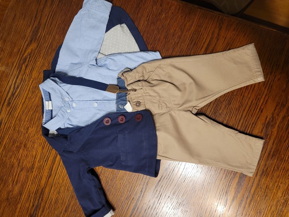 Komplet na chrzciny H&M rozm. 68