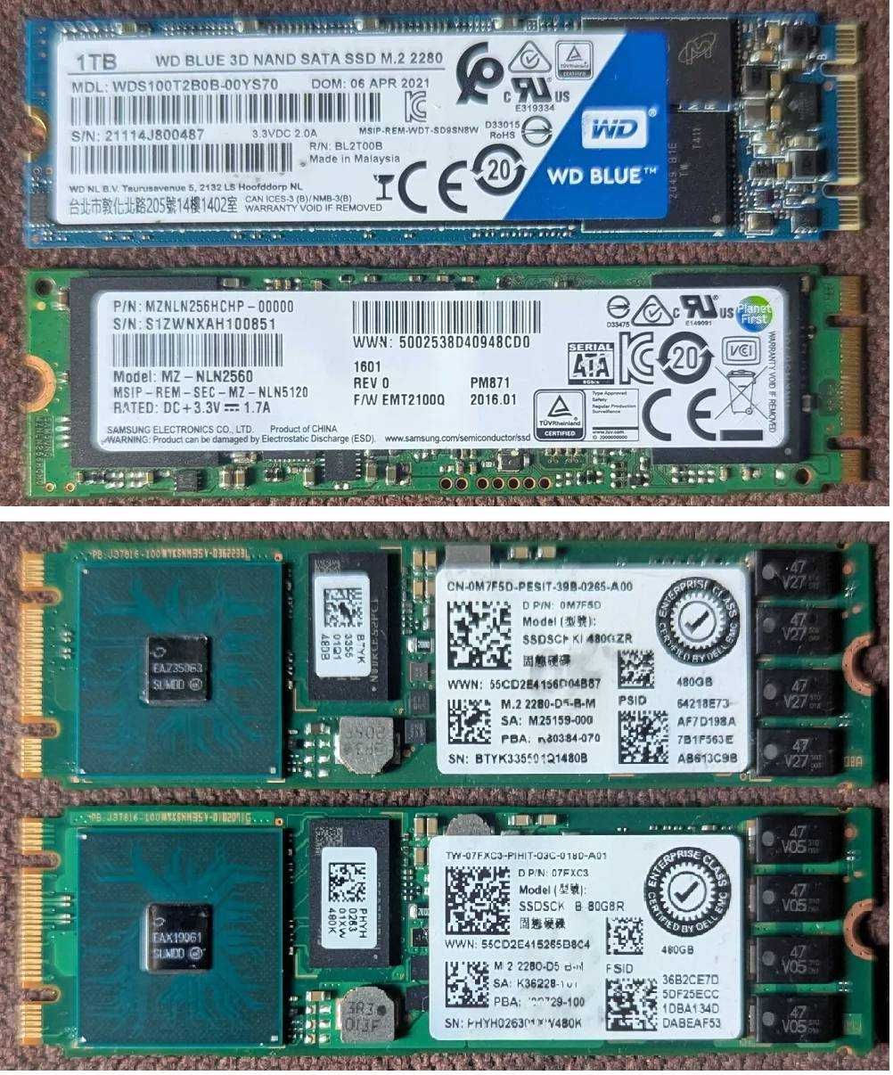 SSD M2 NVME/SATA3 256/512/1TB -2TB