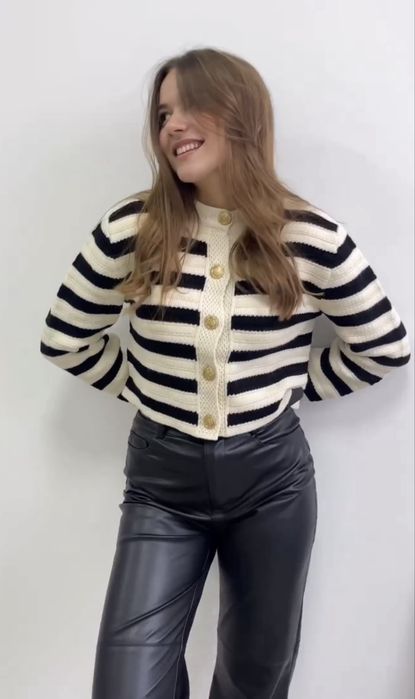 Кардиган у смужку / светр у смужку / кофта у смужку