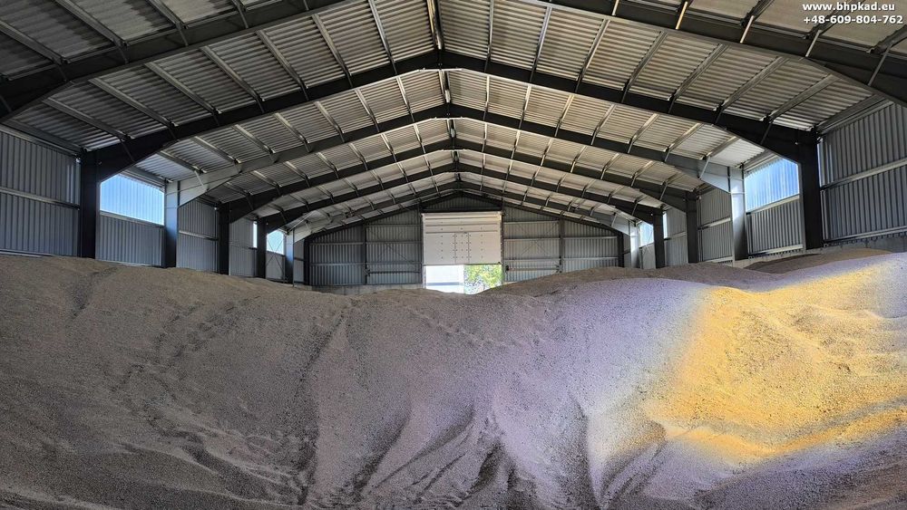 Konstrukcja stalowa hali. 22x45x6,6m. Producent. Bartoszyce.