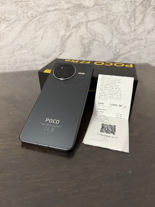 Продам власний Poco F7 Pro 12/256GB (Black) на офіційній гарантії.