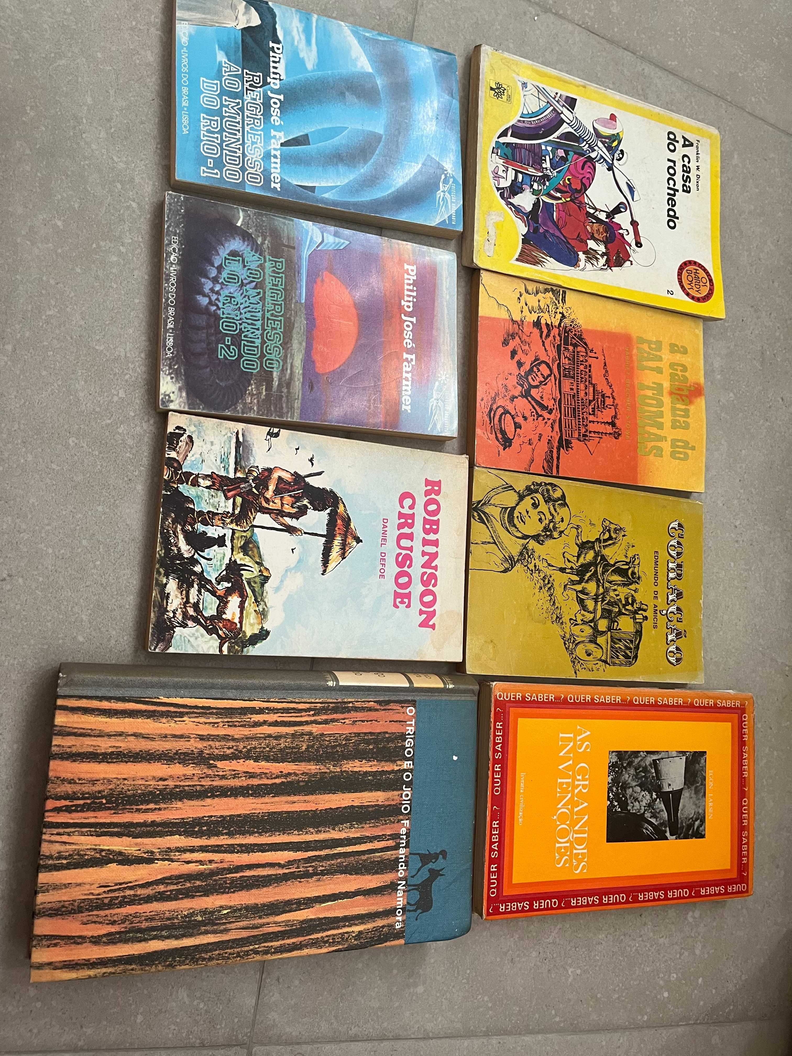 livros juvenis dos anos 50, 60 e 70