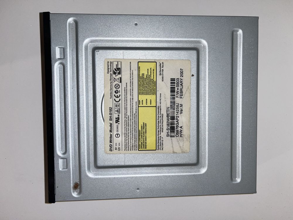 Toshiba-samsung Sh-s182 Dvd-rw IDE ATA PATA Disk Drive
