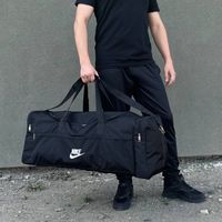 Велика спортивна сумка, дорожня Большая черная спортивная сумка nike