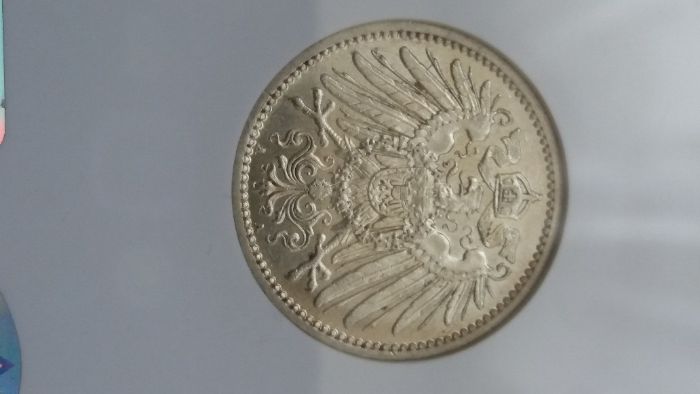 DC, starocie  1 marka 1908 A  Niemcy MS 64 - srebro  moneta  wyprzedaż