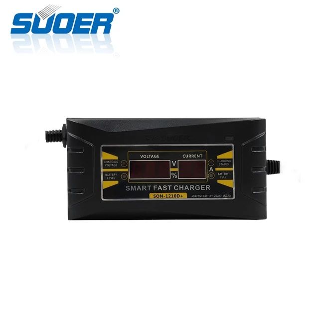 Зарядное устройство для авто мото аккумулятор 10А автоматическое Suoer