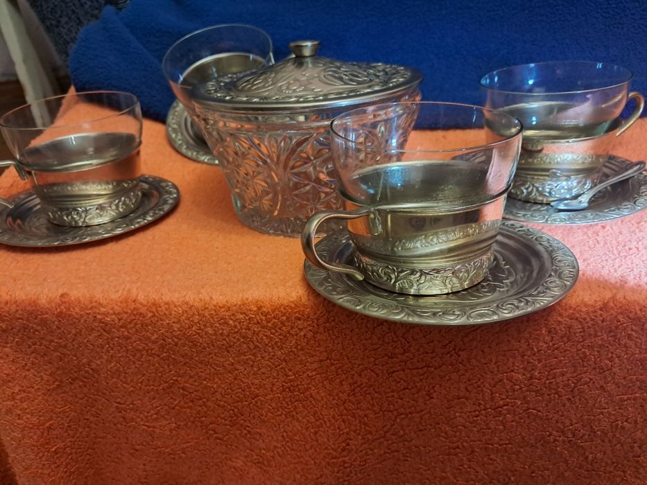 Хрустальные Рюмки, фужеры,стопки. Спецовница,Кофейный набор из прошлог