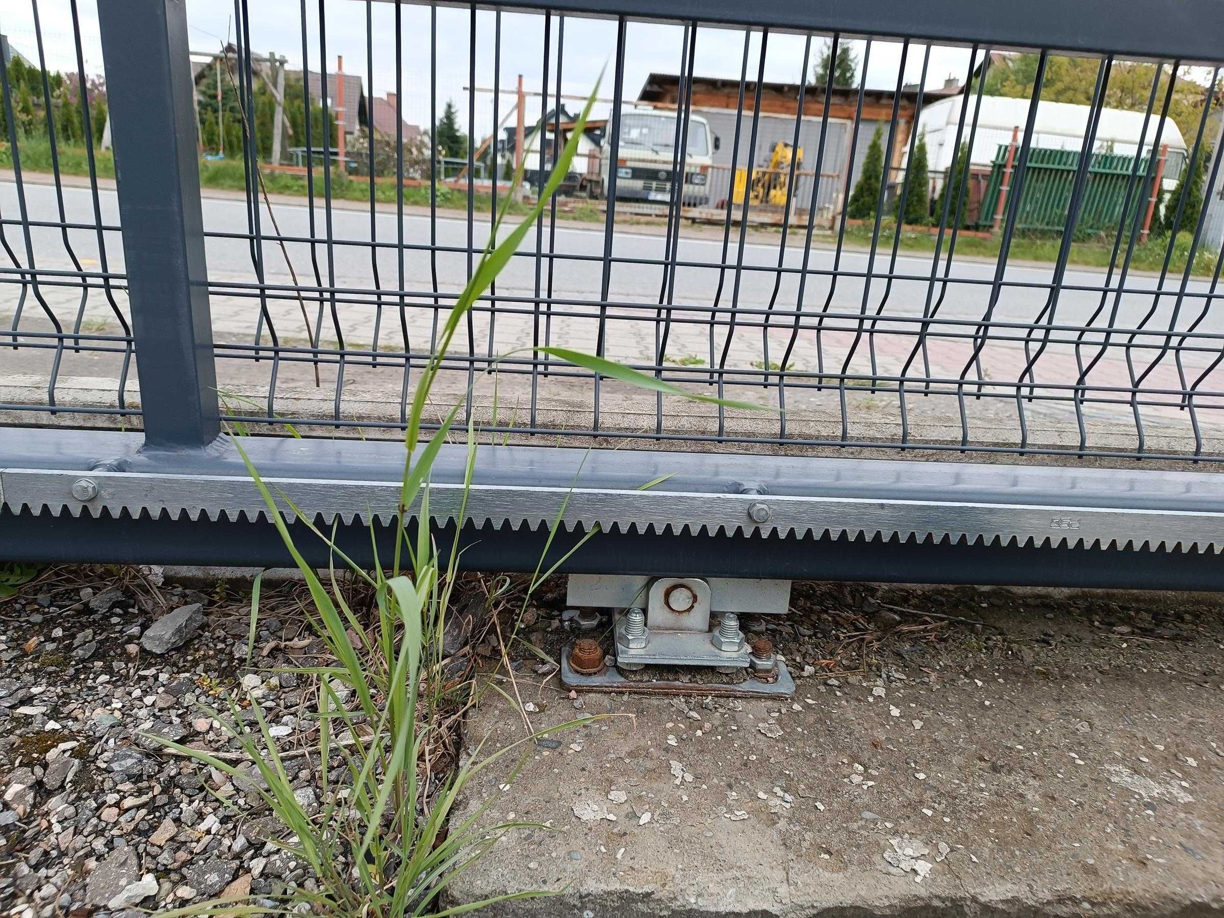 brama przesuwna grafit panelowa ocynk 2 lata +wózki+rolki