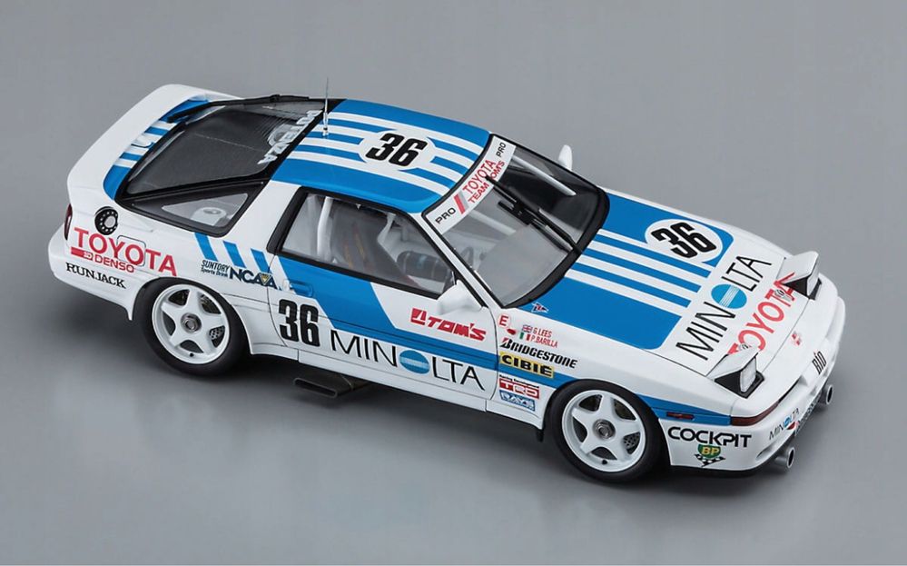 Samochód Toyota Supra Turbo model do sklejania 1:24 Hasegawa HC42