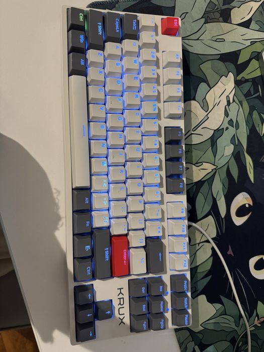 klawiatura mechaniczna krux atax pro rgb retro outmenu black