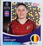 Topps UEFA Women’s Euro – Naklejka Marie Detruyer, Belgia