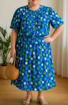 Komplet garsonka letnia retro vintage 48 50 52