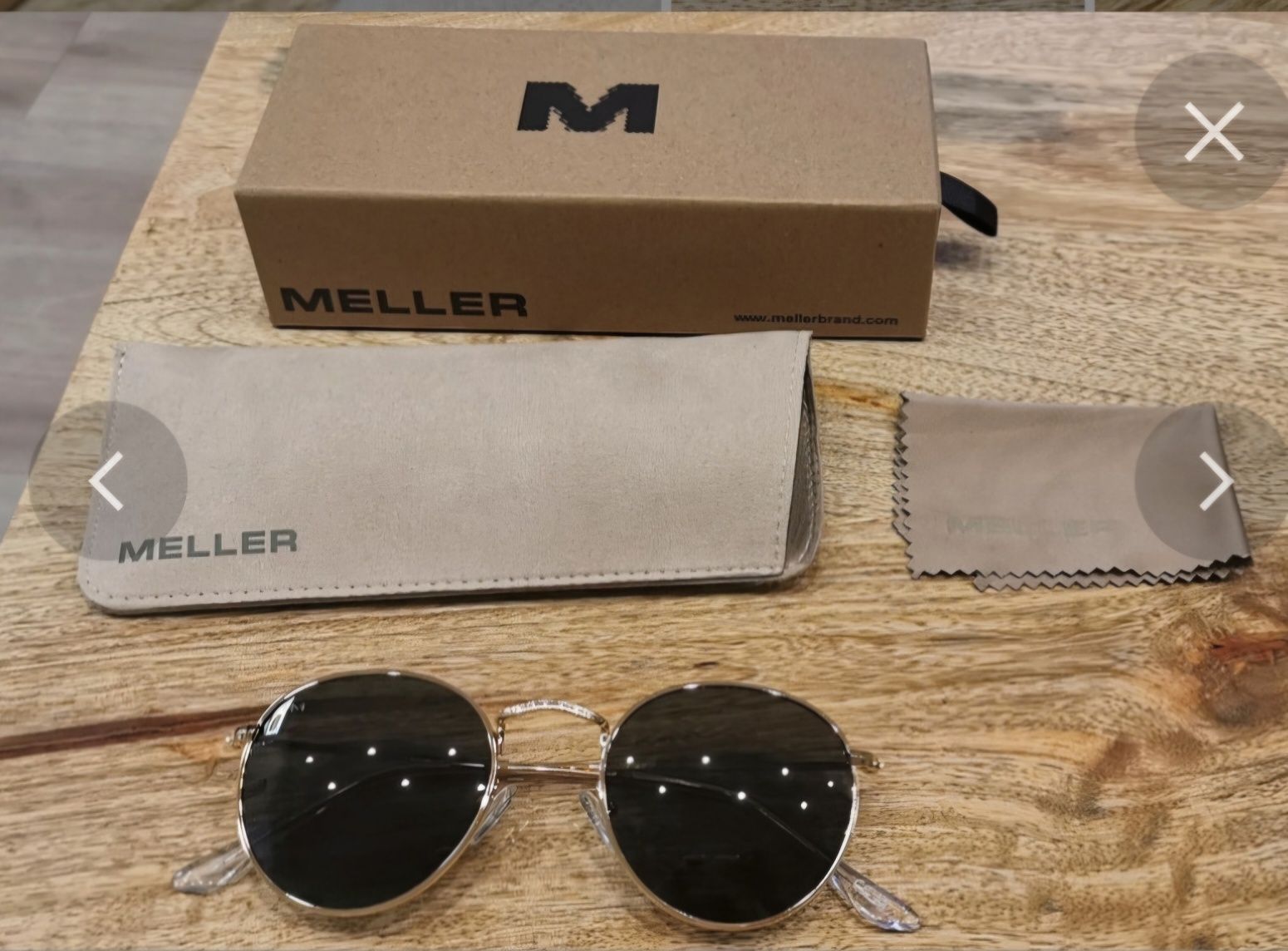 Nowe okulary przeciwsłoneczne Meller Yster Gold Olive