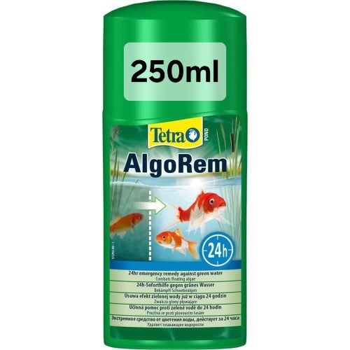 Tetra AlgoRem 250ml, Glony Zielona Woda Sadzawka Staw Oczko Ryby Pond