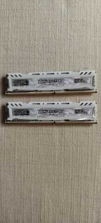 Memória Ram Crucial Ballistix Sport 8GB (2x4GB) DDR4 2400Mhz