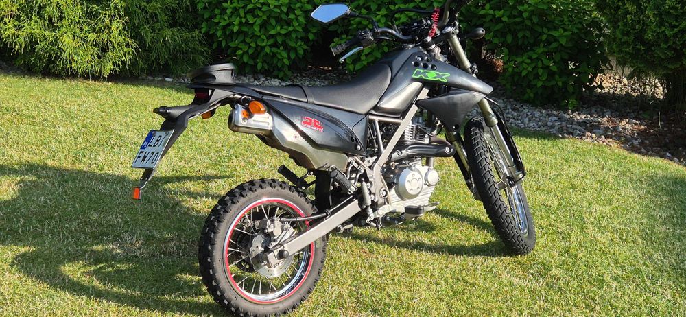 Kawasaki d-tracker/KLX 125 przebieg 5735 km, zarejesrowany w PL, A1/B